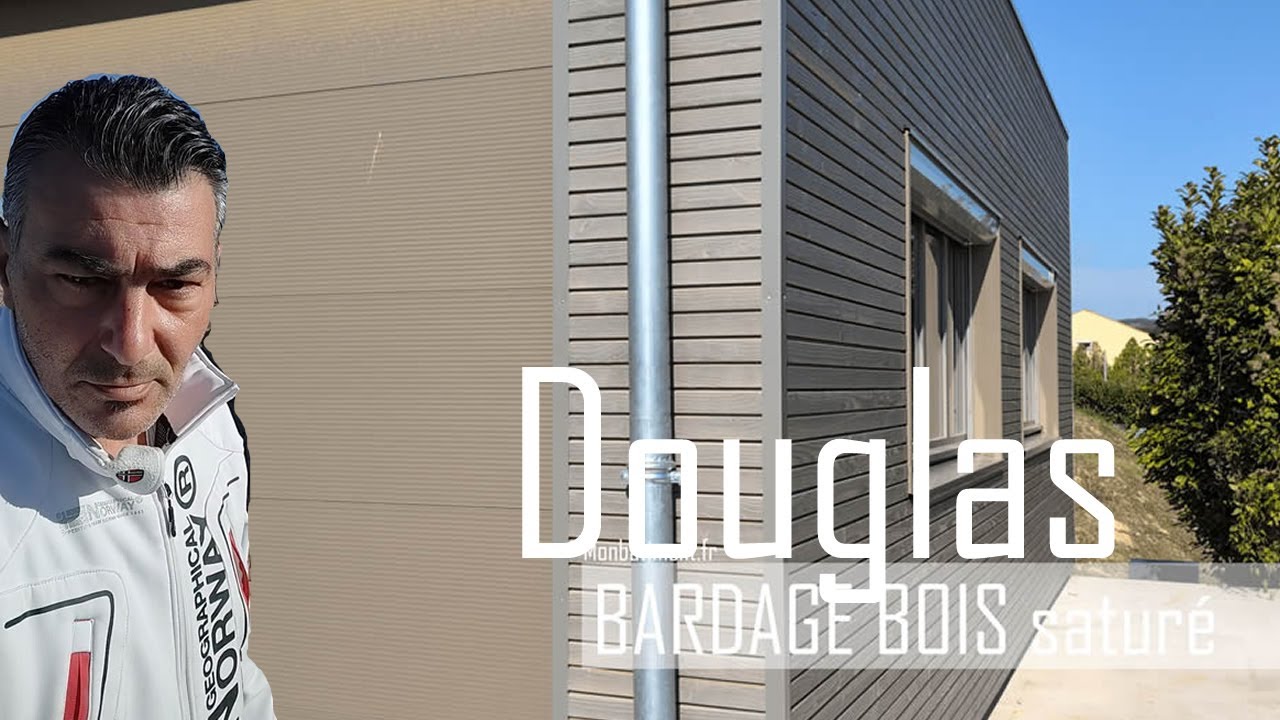 Bardage bois extérieur : Le Douglas saturé