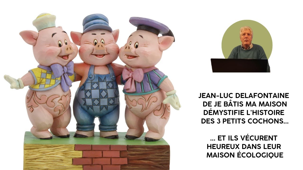 L'histoire des 3 petits cochon revue par Jean-Luc Delafontaine