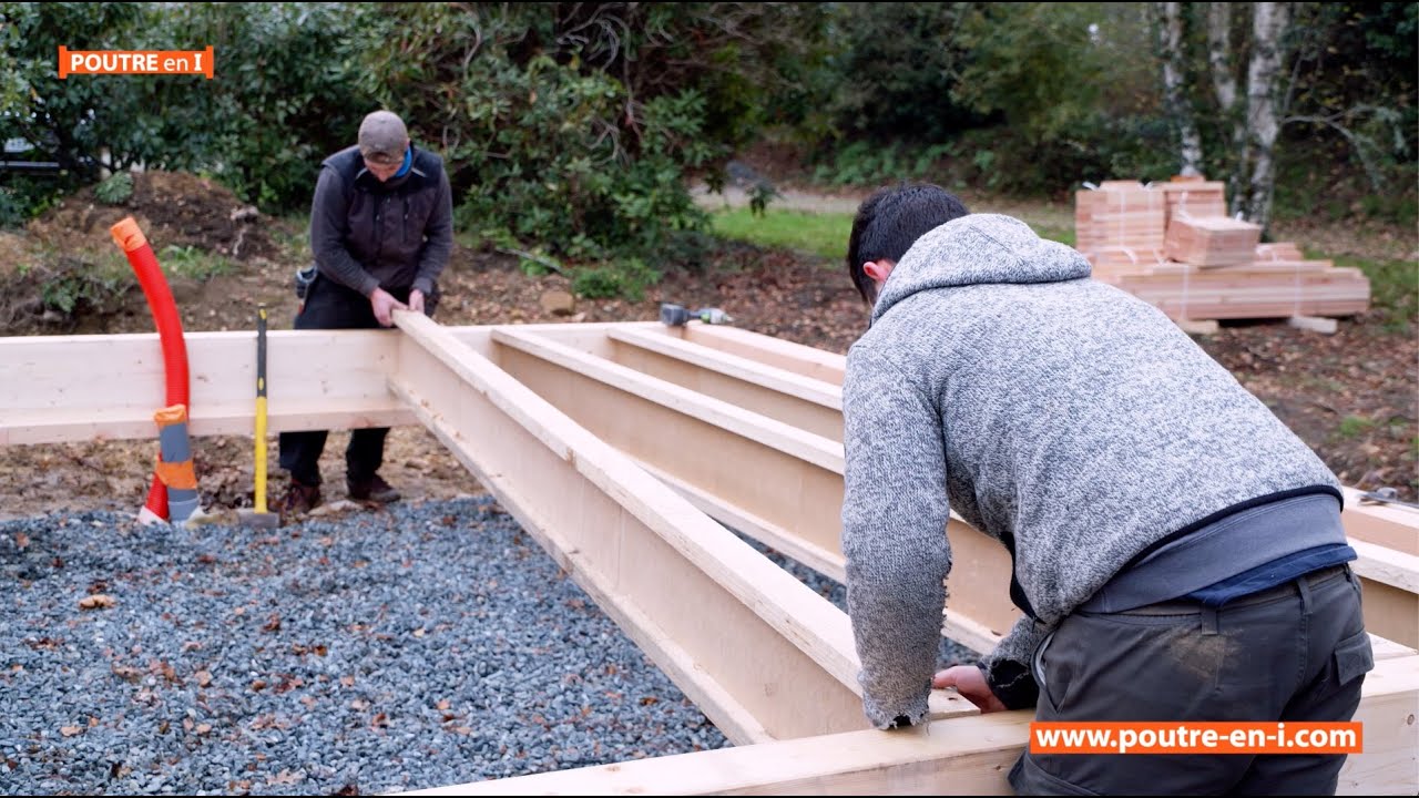 Solivage de planchers avec les poutres en I