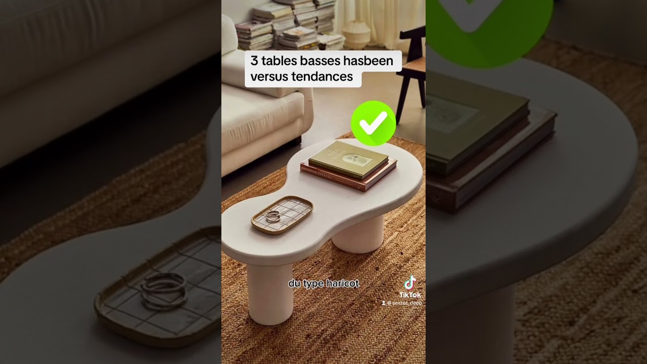 3 tables basses hasbeen versus tendances 😱🙌