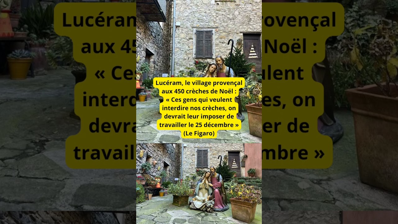 Lucéram, le village provençal aux 450 crèches de Noël :« Ces gens qui veulent interdire nos crèches,