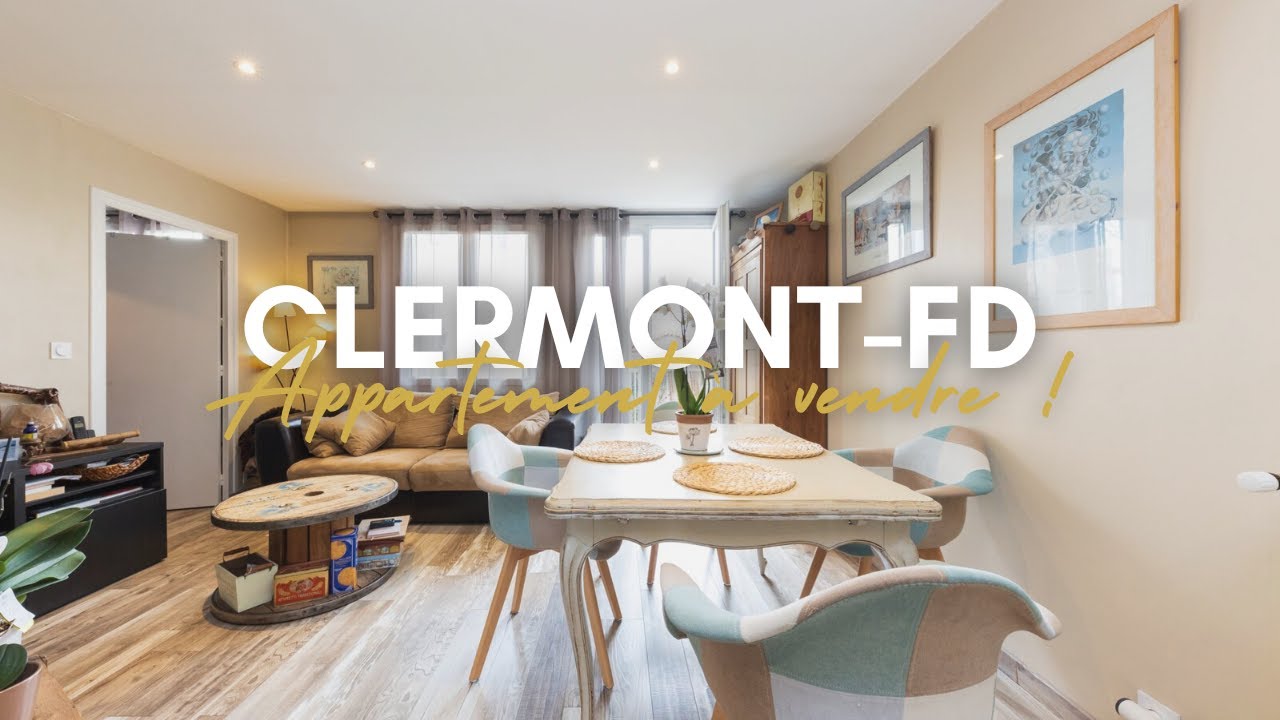Appartement T4 à CLERMONT-FERRAND 😍 - Présentation de Biens