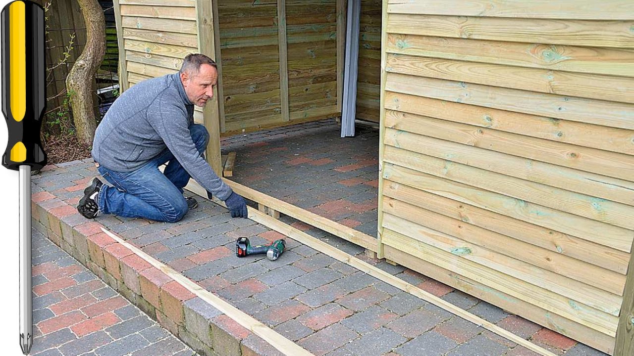 Guide Complet : Construisez un Abri de Jardin Spacieux avec Toit à Une Pente