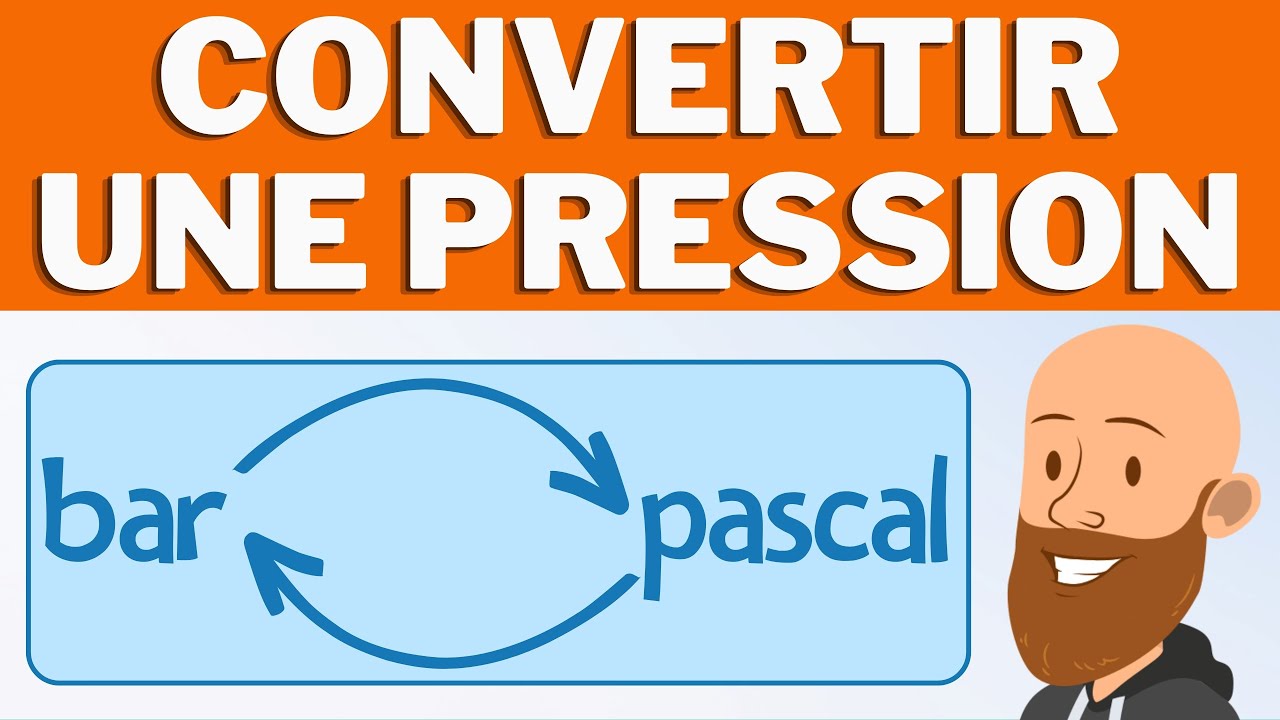 Comment convertir des bar en pascal ? conversion pression