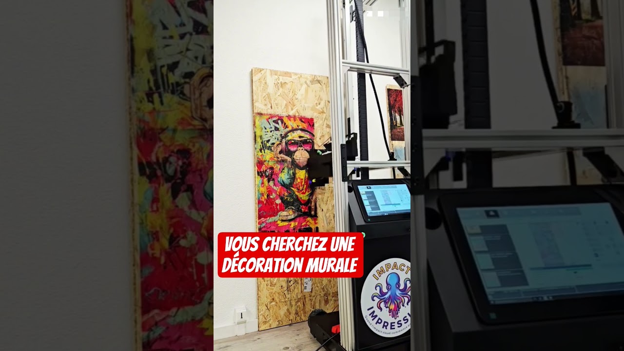 Impression Murale Incroyable : On Imprime Directement sur le Mur ! (Décoration Unique) #impression