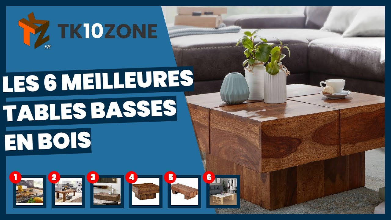 Les 6 meilleures tables basses en bois