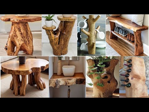 Unique Wood Log Furniture Ideas You Should Consider for Your Home  and making money