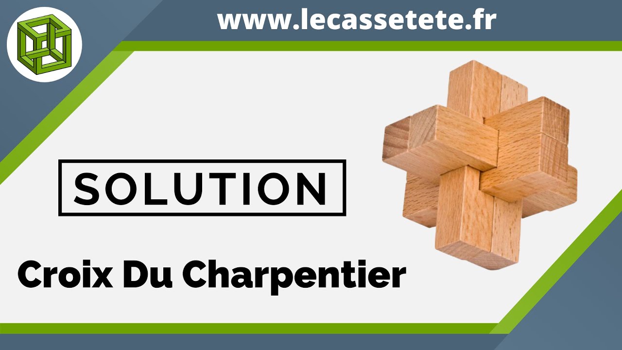 Solution Casse-Tête Croix Du Charpentier