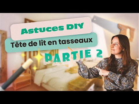 4 idées diy tête de lit en tasseaux de bois