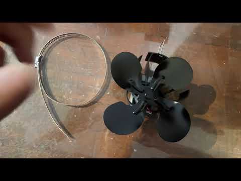 VENTILATEUR SANS PILES SUR POELE A BOIS