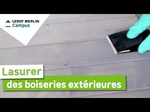 Comment lasurer des boiseries extérieures ? | Leroy Merlin