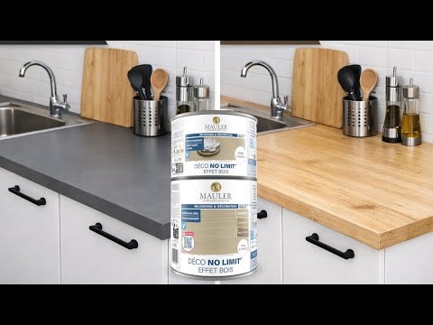 🙀 Comment transformer vos meubles et plans de travail avec la peinture effet bois ?