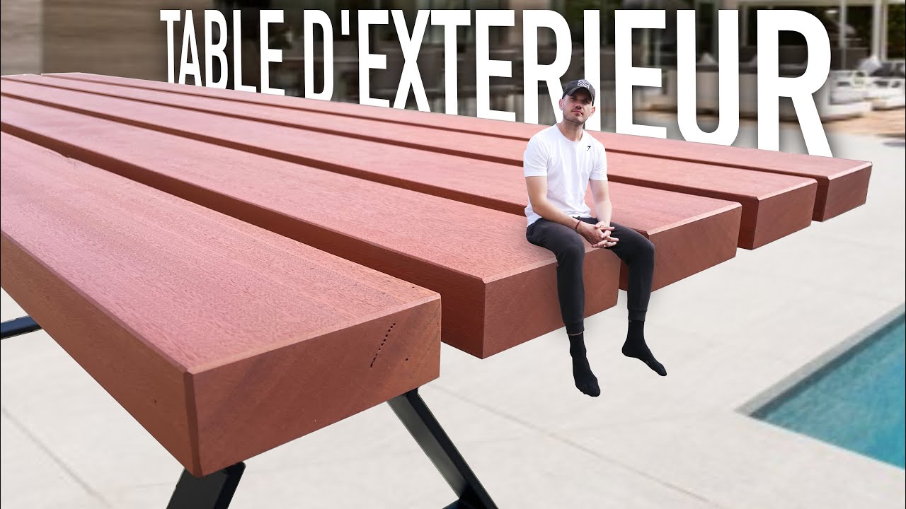 ON FABRIQUE UNE TABLE DE JARDIN XXL POUR L'ÉTÉ !