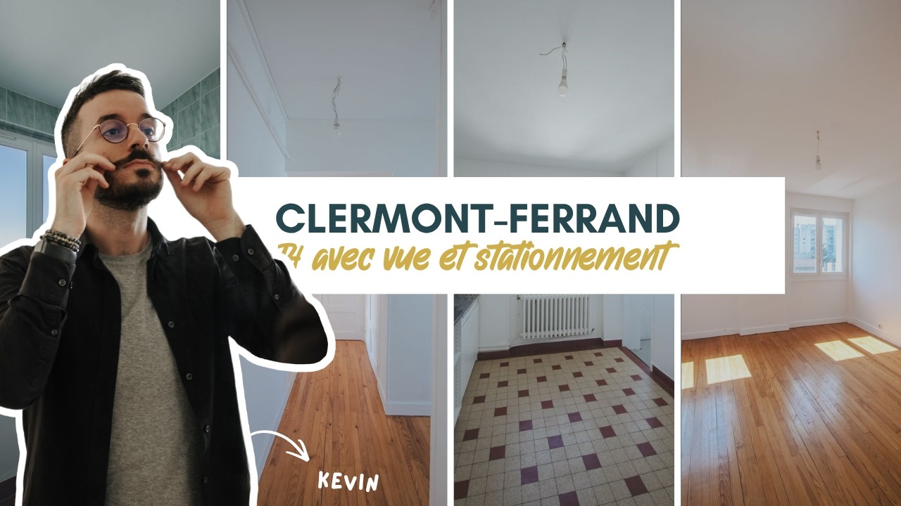 Appartement T4 avec Vue & Stationnement à CLERMONT-FERRAND
