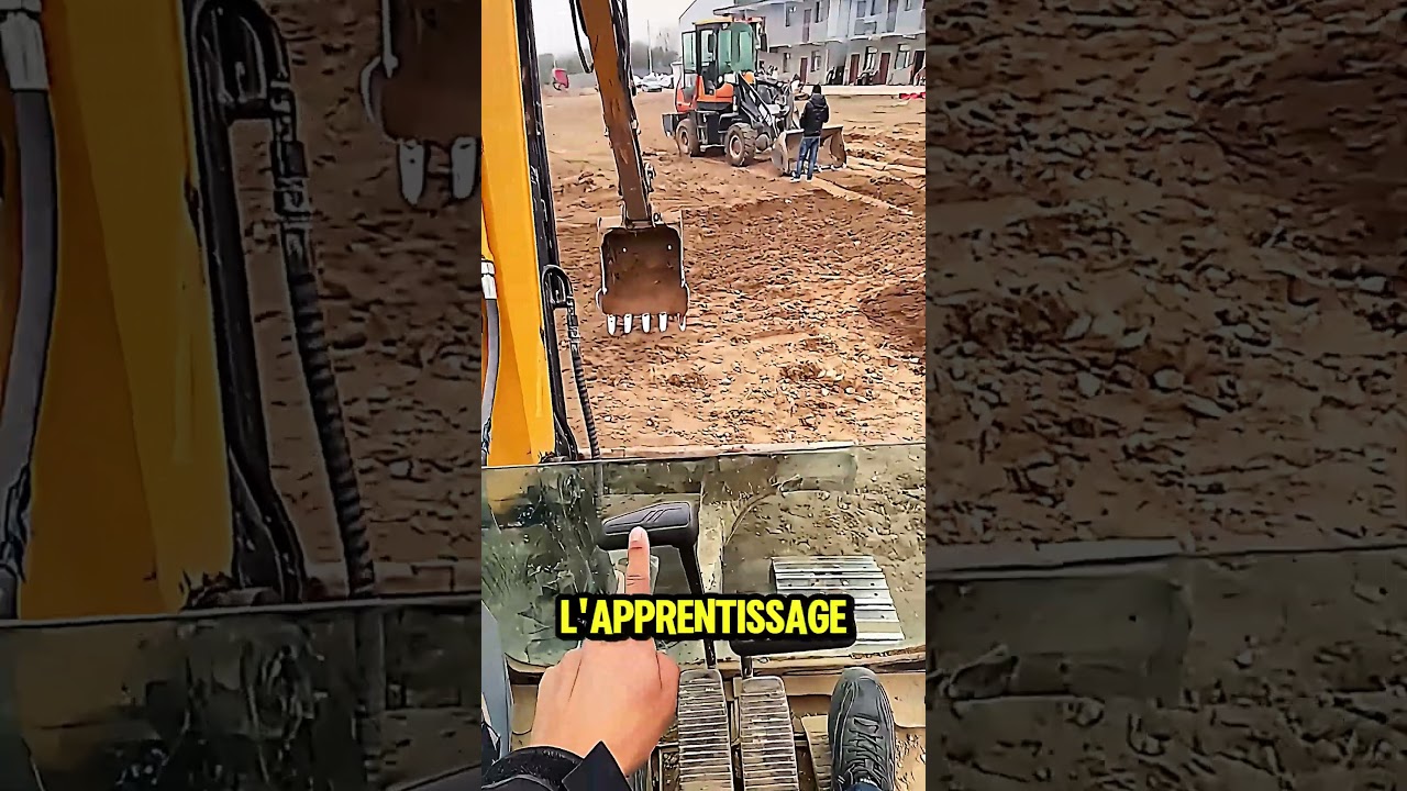 Voici comment on conduit une excavatrice 🚜 !