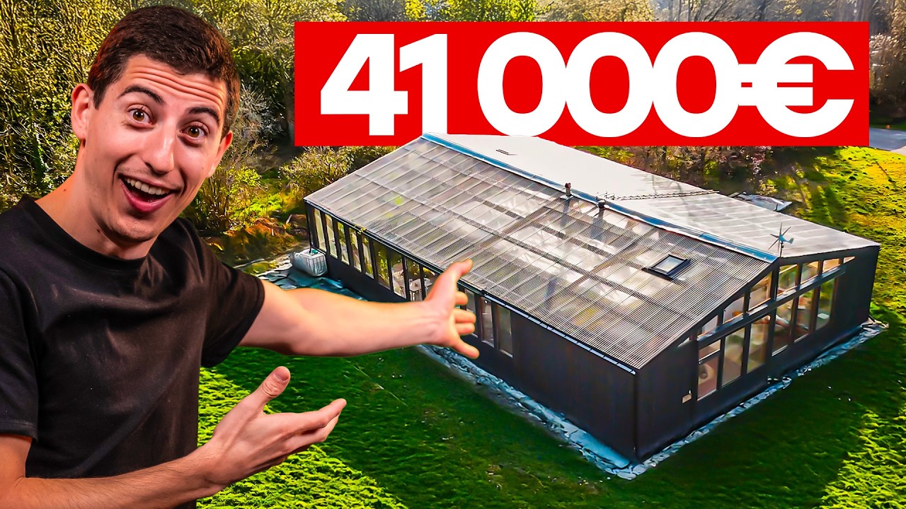 Une Maison SOUS SERRE en Bois à 41 000€ et 100% Autonome !