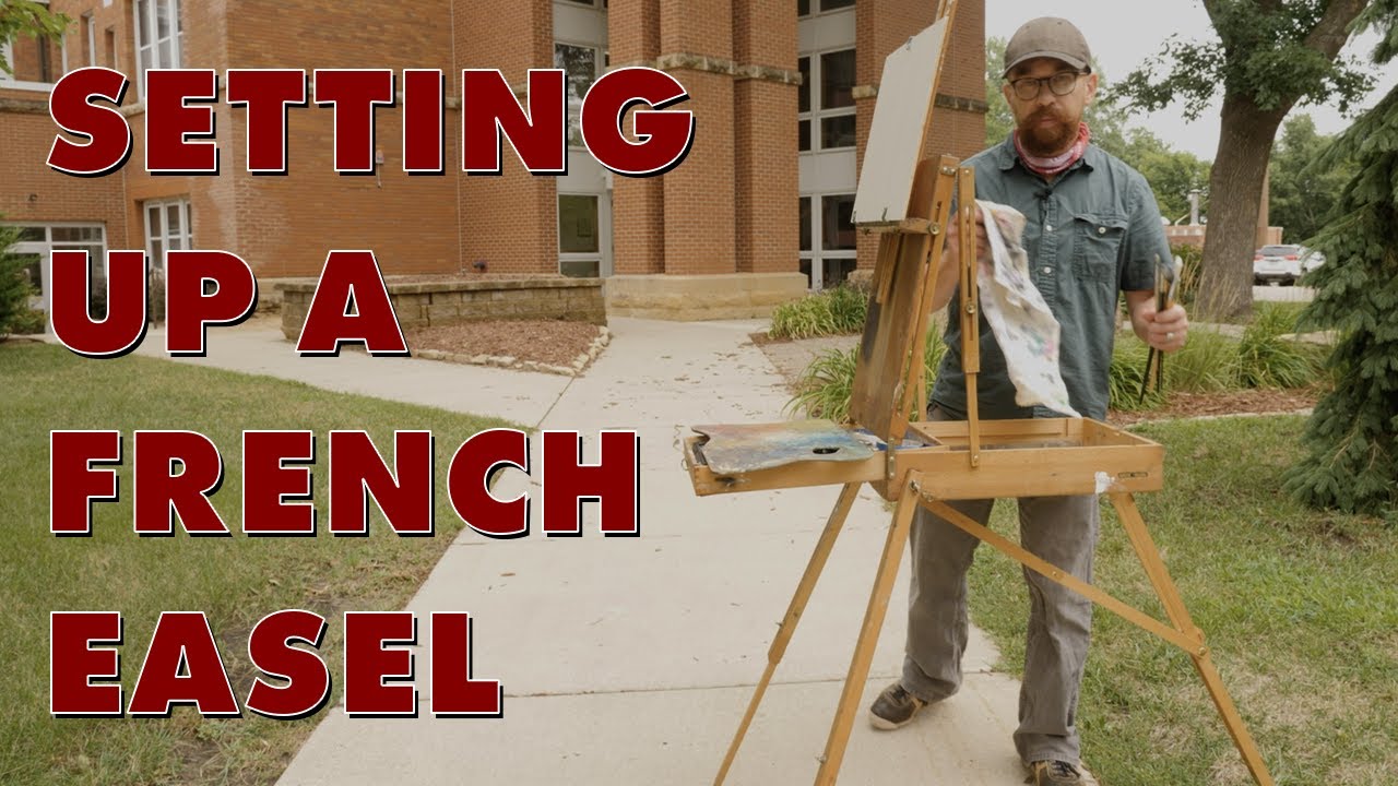 Setting up a French Easel
