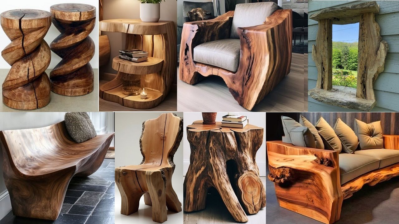 Impressive wood log furniture ideas for your home and patio decor