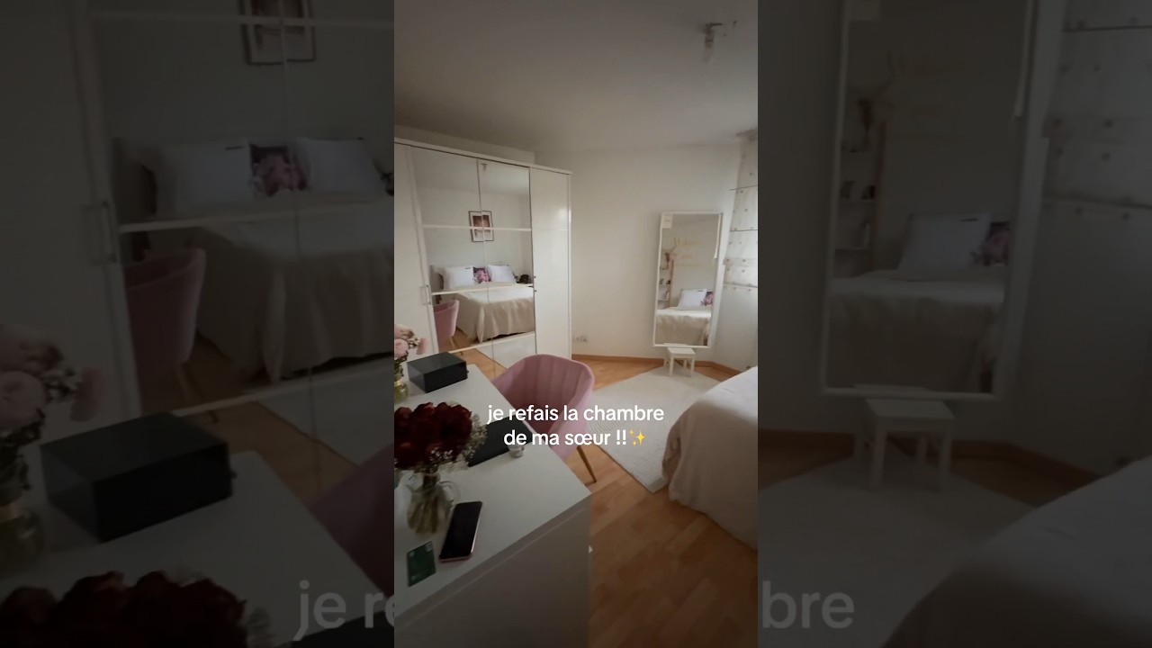 JE REFAIS TOUTE LA CHAMBRE DE MA SŒUR POUR CES 18 ANS 💘 pt1