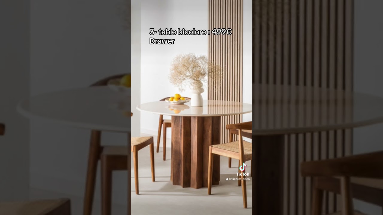 4 tables à manger tendances et abordables 😍🔥