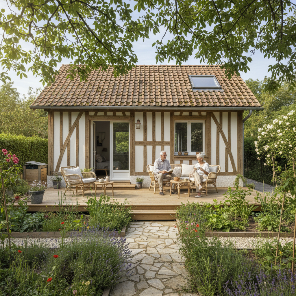 à 80 ans, j'ai construit une maison en bois dans mon jardin pour éviter la maison de retraite. découvrez le coût total et les étapes de cette aventure inspirante.