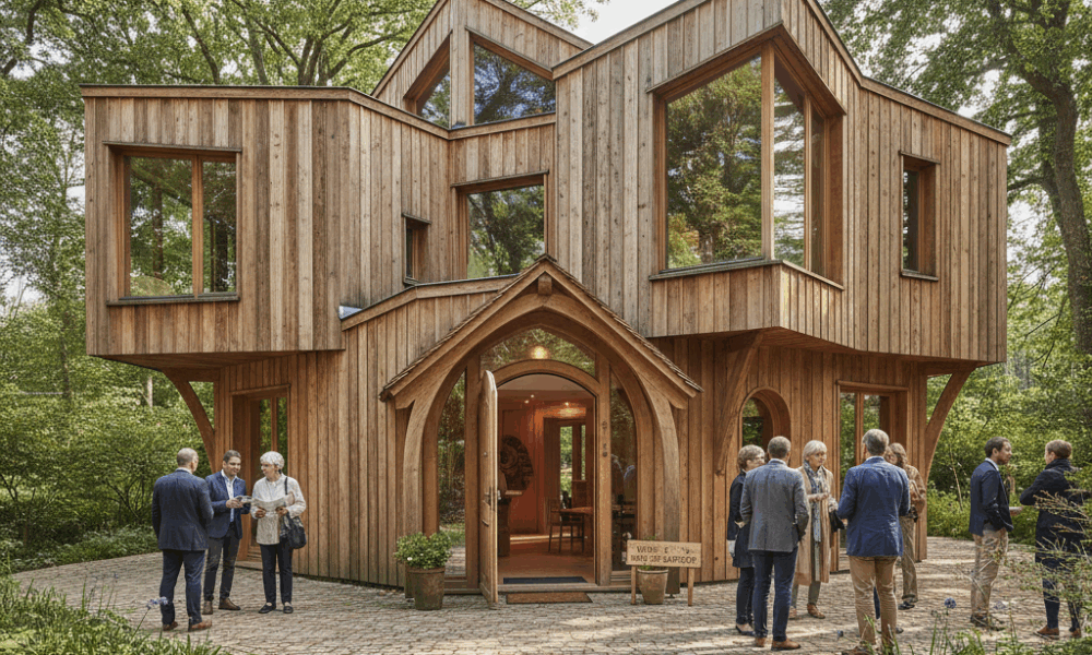 visitez à caen une maison en bois exceptionnelle, ouverte au public pour une journée unique. découvrez son architecture innovante et son charme naturel lors d'une expérience exclusive.