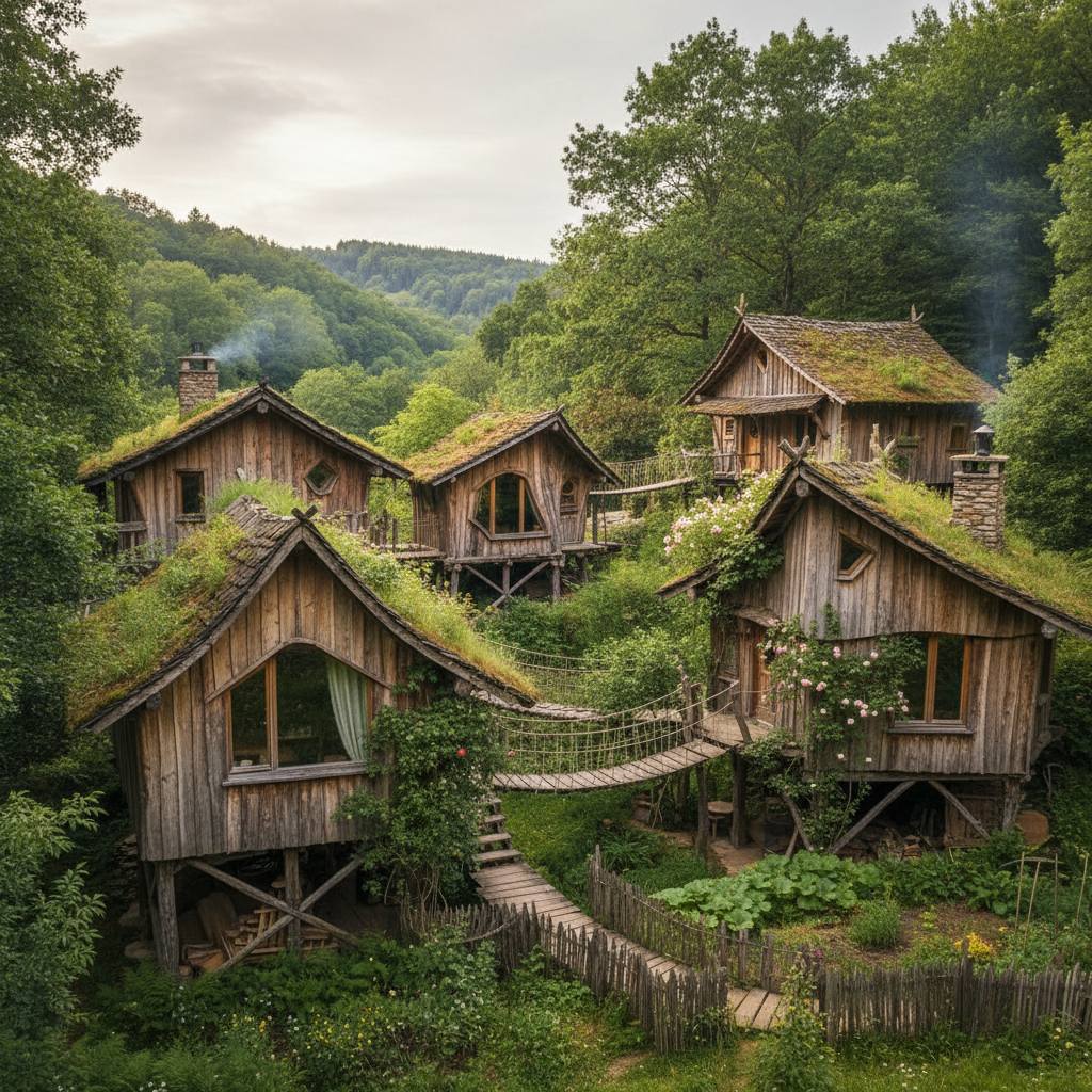 découvrez ces étonnantes maisons en bois de l'aveyron, un habitat unique et original qui s'intègre parfaitement à son environnement pour une vie à domicile hors du commun.