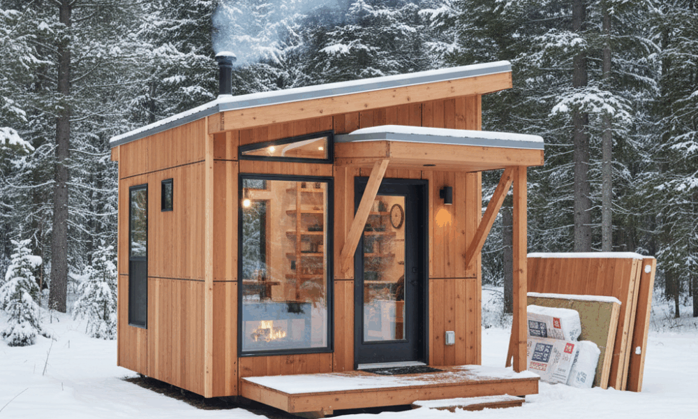 explorez une tiny house à 40 000 $ disponible sur amazon, idéale pour un hivernage confortable. découvrez ce que contient réellement le kit avant de faire votre achat.