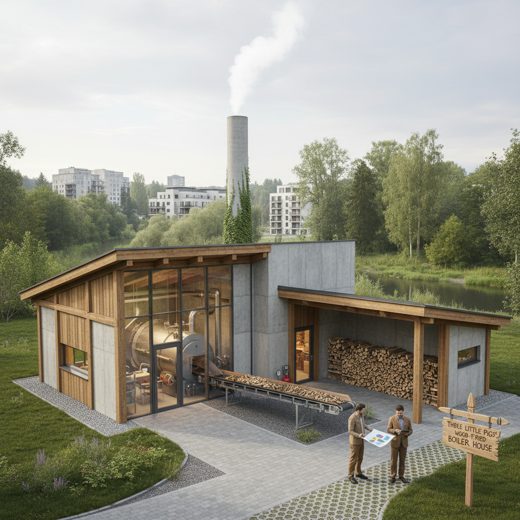 découvrez dans cet article et vidéo comment les études d'impact béton intègrent ou non les effets indirects, avec l'exemple pratique de la chaufferie bois des 3 petits cochons.