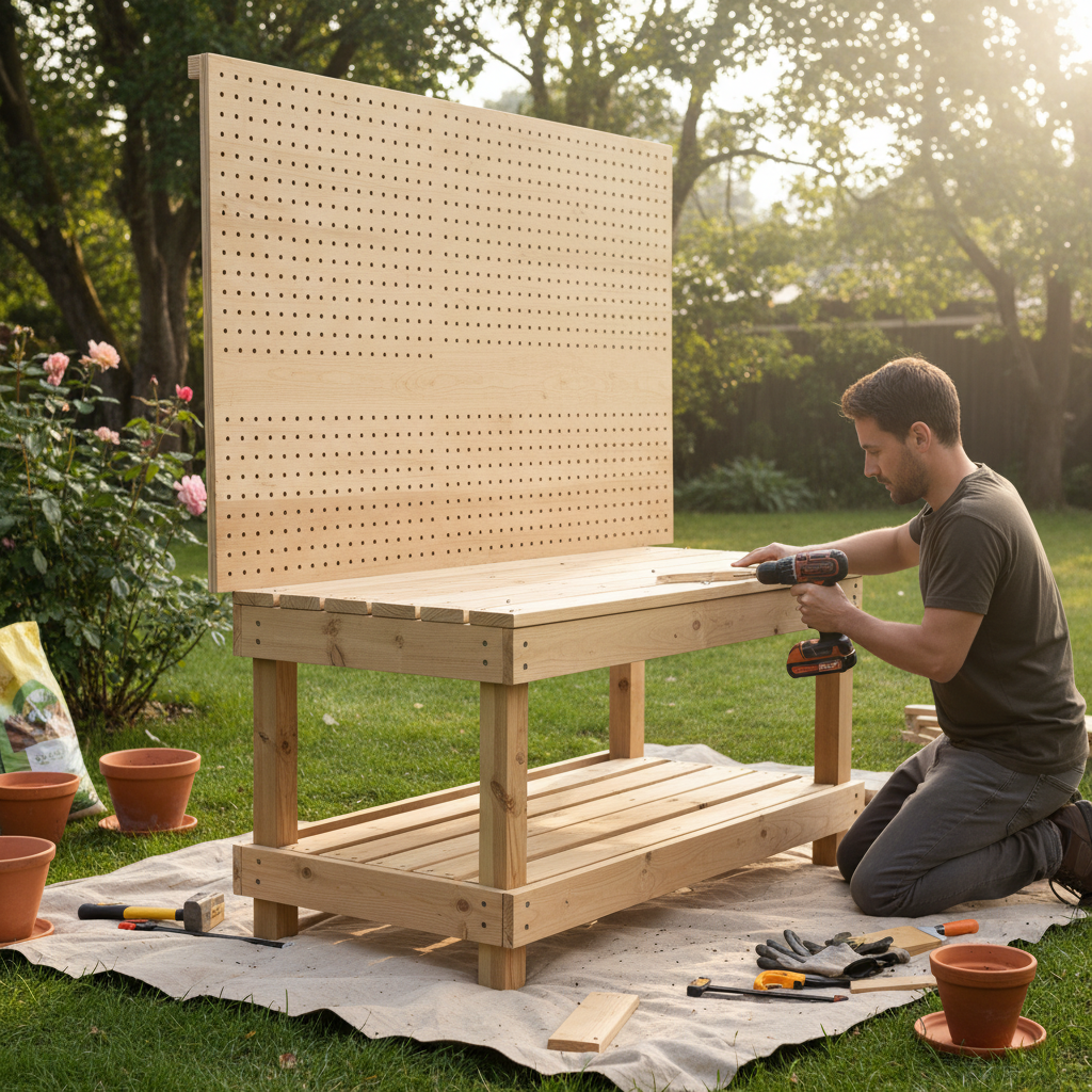 découvrez des idées originales pour créer votre table de jardinier en bois, avec des conseils pratiques et des astuces de fabrication maison pour un mobilier durable et personnalisé.