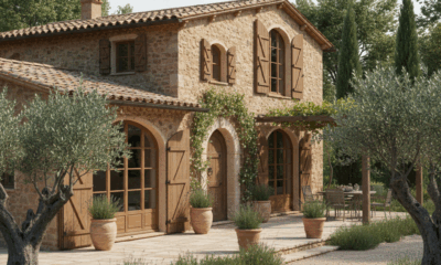découvrez une demeure au charme méditerranéen, où la chaleur du bois et la beauté des matériaux naturels créent une atmosphère unique et accueillante.