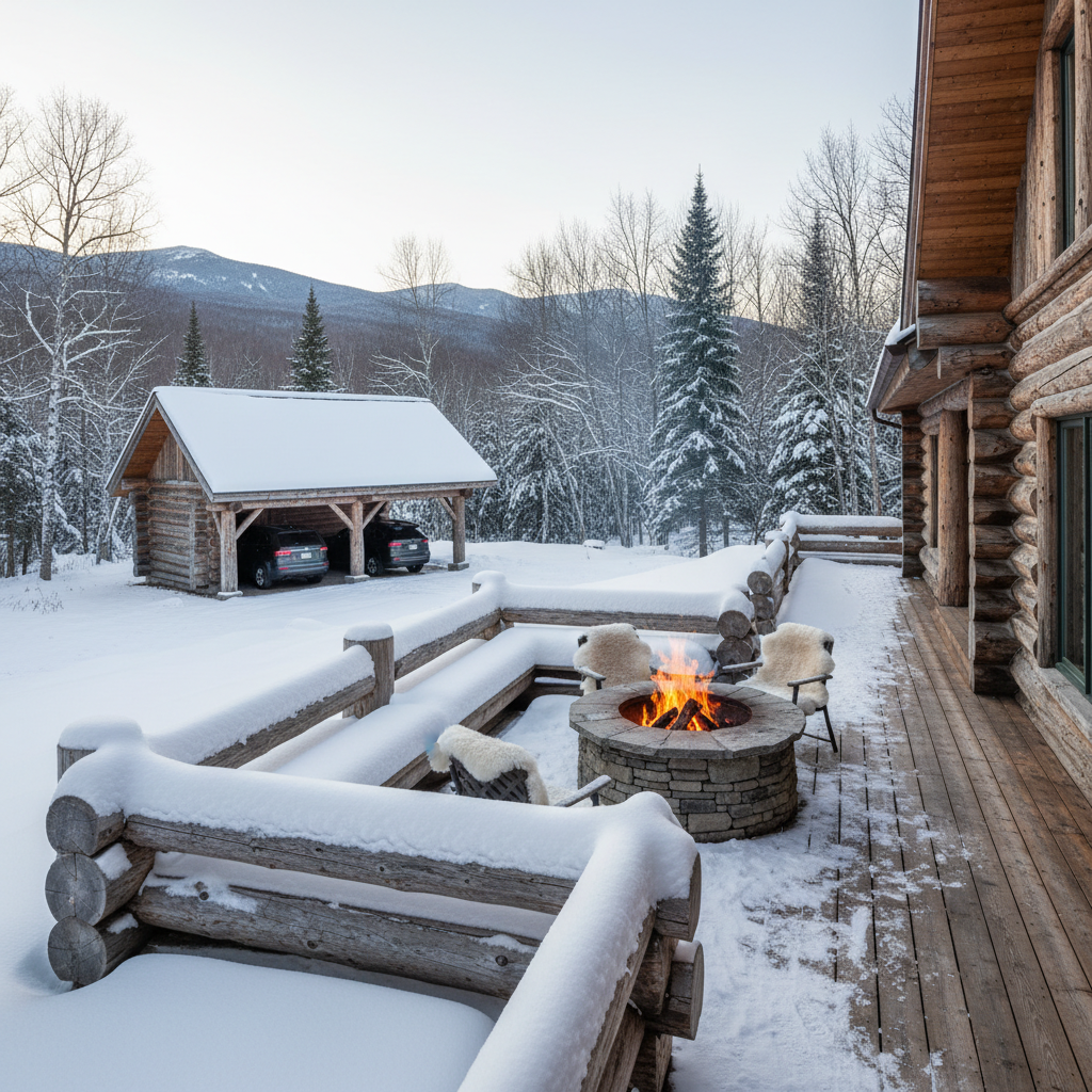 découvrez cette charmante maison en bois rond à vendre, située près de tremblant. un véritable coup de cœur qui réunit tous les critères pour un cadre de vie unique et convivial.
