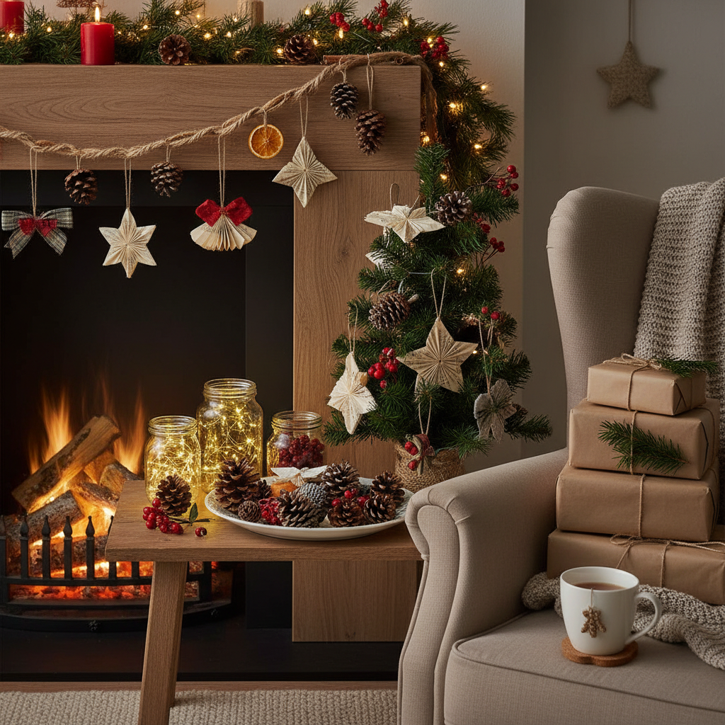découvrez des idées créatives et économiques pour une décoration de noël récup à réaliser soi-même. transformez vos matériaux récupérés en décorations uniques et durables pour les fêtes.