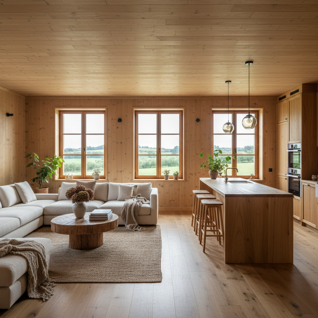 découvrez une maison en bois passive dans le cotentin, alliant écologie et économie pour un habitat durable et confortable au cœur de la nature.