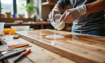 découvrez comment utiliser la résine époxy pour bois et profitez de nos astuces pour réussir vos projets avec un rendu brillant, durable et professionnel.