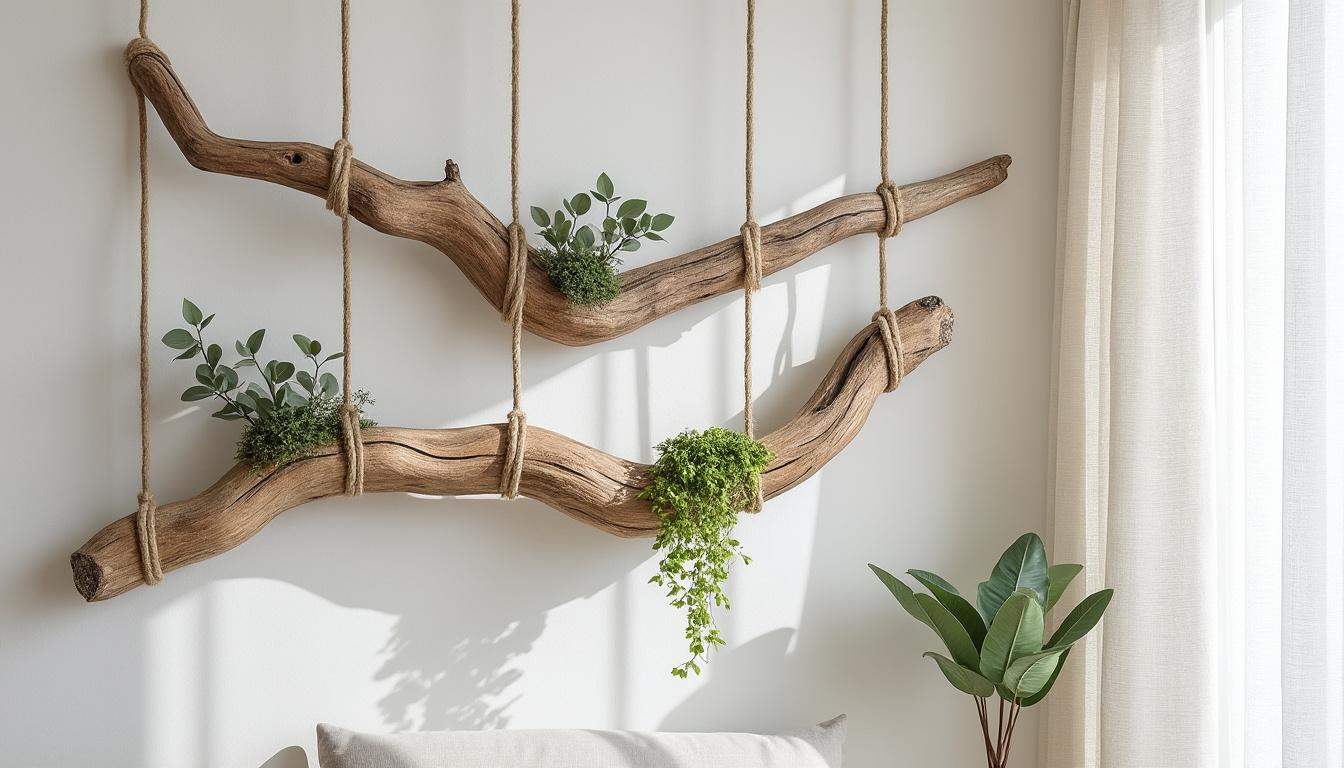 découvrez des idées originales de suspensions en bois flotté pour sublimer et personnaliser la décoration de votre intérieur avec une touche naturelle et authentique.