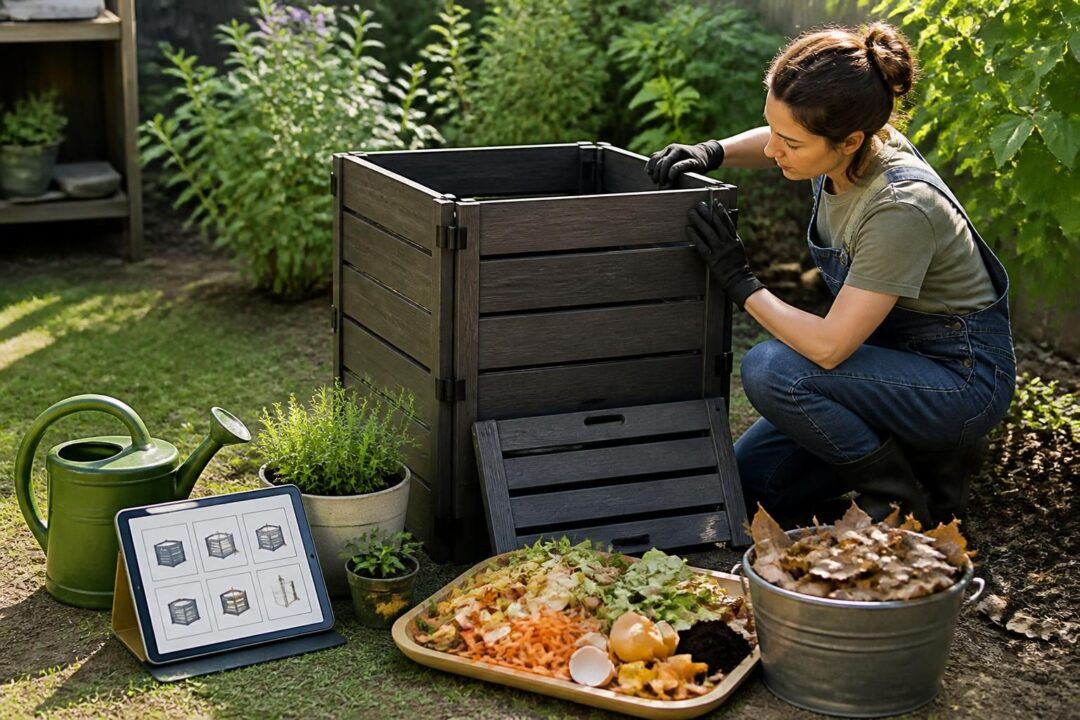 apprenez à installer facilement un composteur domestique grâce à notre guide étape par étape, pour réduire vos déchets et jardiner naturellement.