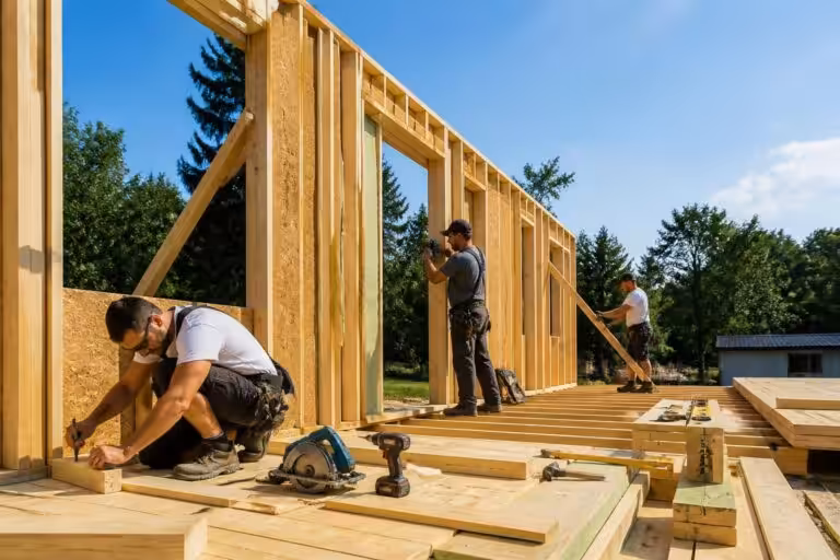 découvrez les étapes clés de la construction d'une ossature bois dans notre atelier dédié. apprenez les techniques essentielles pour réussir votre projet de maison bois.