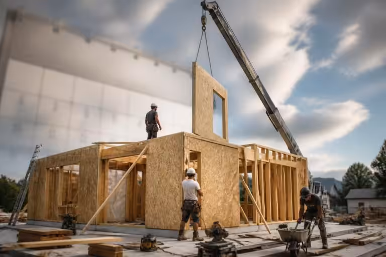 découvrez les délais à prévoir pour la construction d'une maison à ossature bois et planifiez efficacement votre projet de construction écologique.