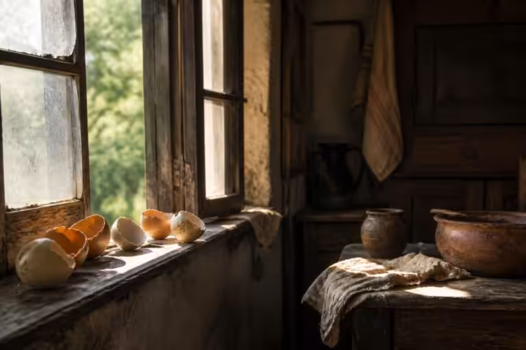 découvrez pourquoi nos ancêtres laissaient leurs coquilles d'œufs sur le rebord des fenêtres et le secret surprenant derrière cette tradition ancestrale.
